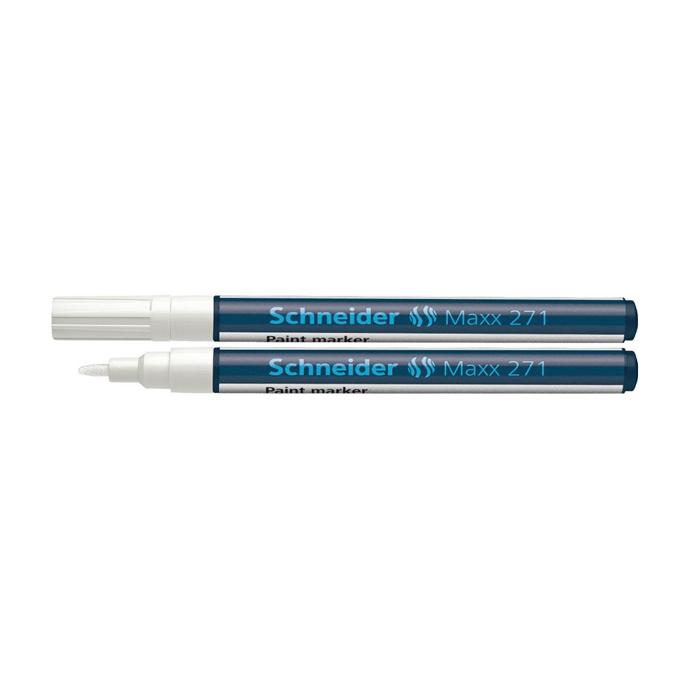 Лаков маркер SCHNEIDER 271, бял