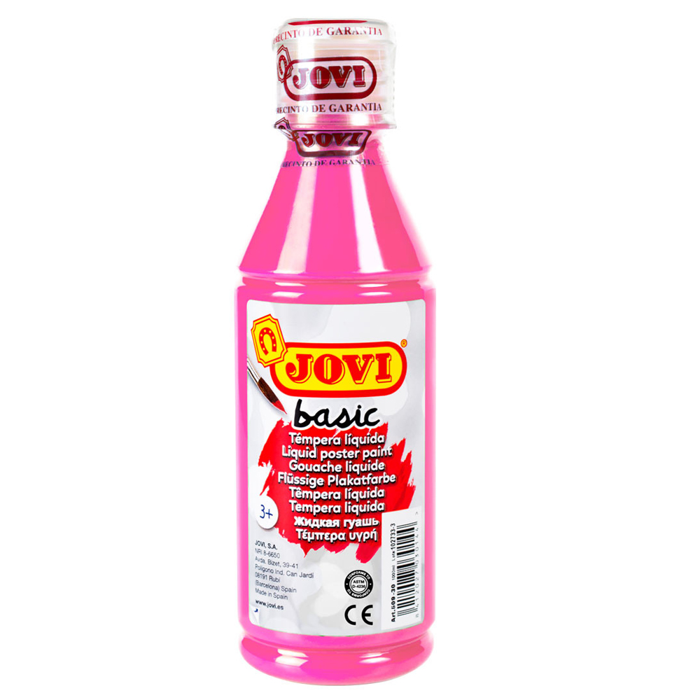 Темперна боя JOVI, 250мл., розова