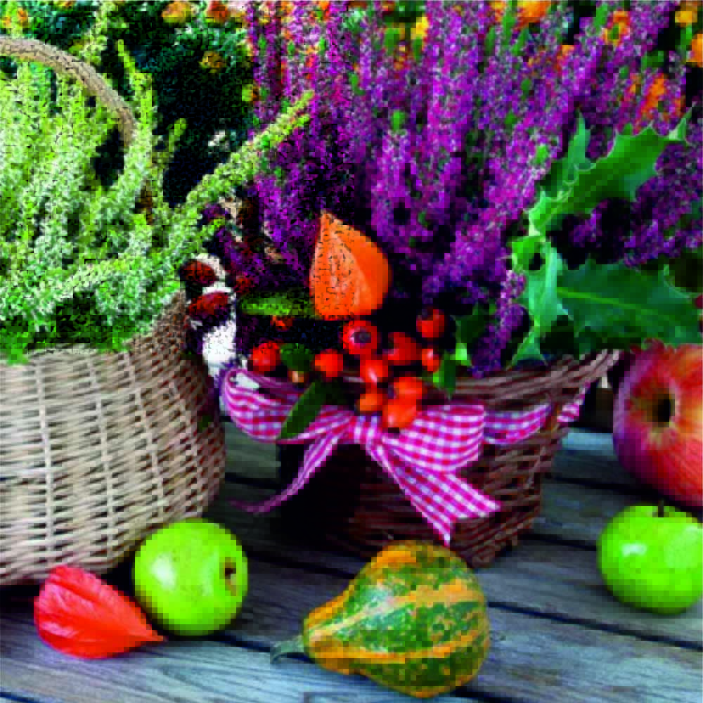Салфетки Ambiente, Heather Baskets FSC Mix, 13310470