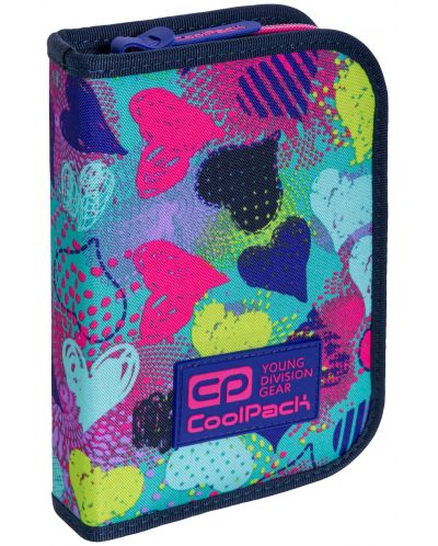 Пълен несесер COOLPACK HEARTS 067334, 3ципа