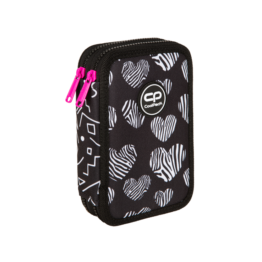 Пълен несесер COOLPACK MATH HEARTS, E66568, 2ципа