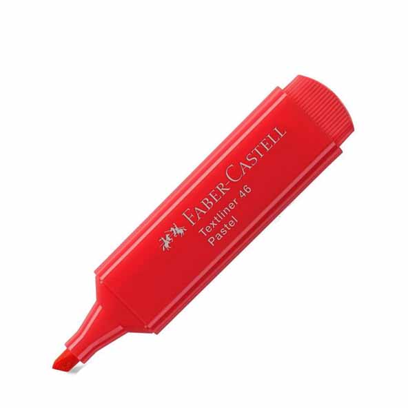 Текст маркер Faber-Castell, червен