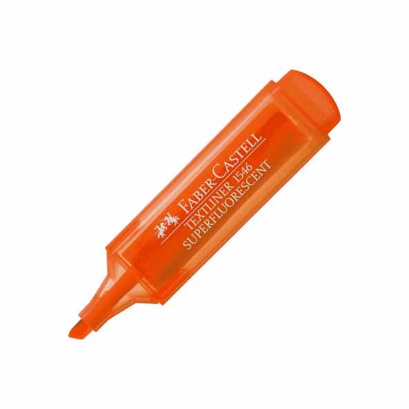 Текст маркер Faber-Castell, оранж