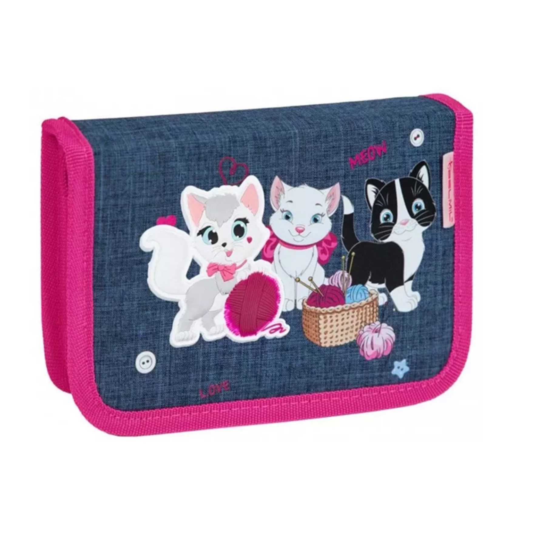 Несесер BELMIL, LOVELY KITTENS, 335-74, 1цип, твърд