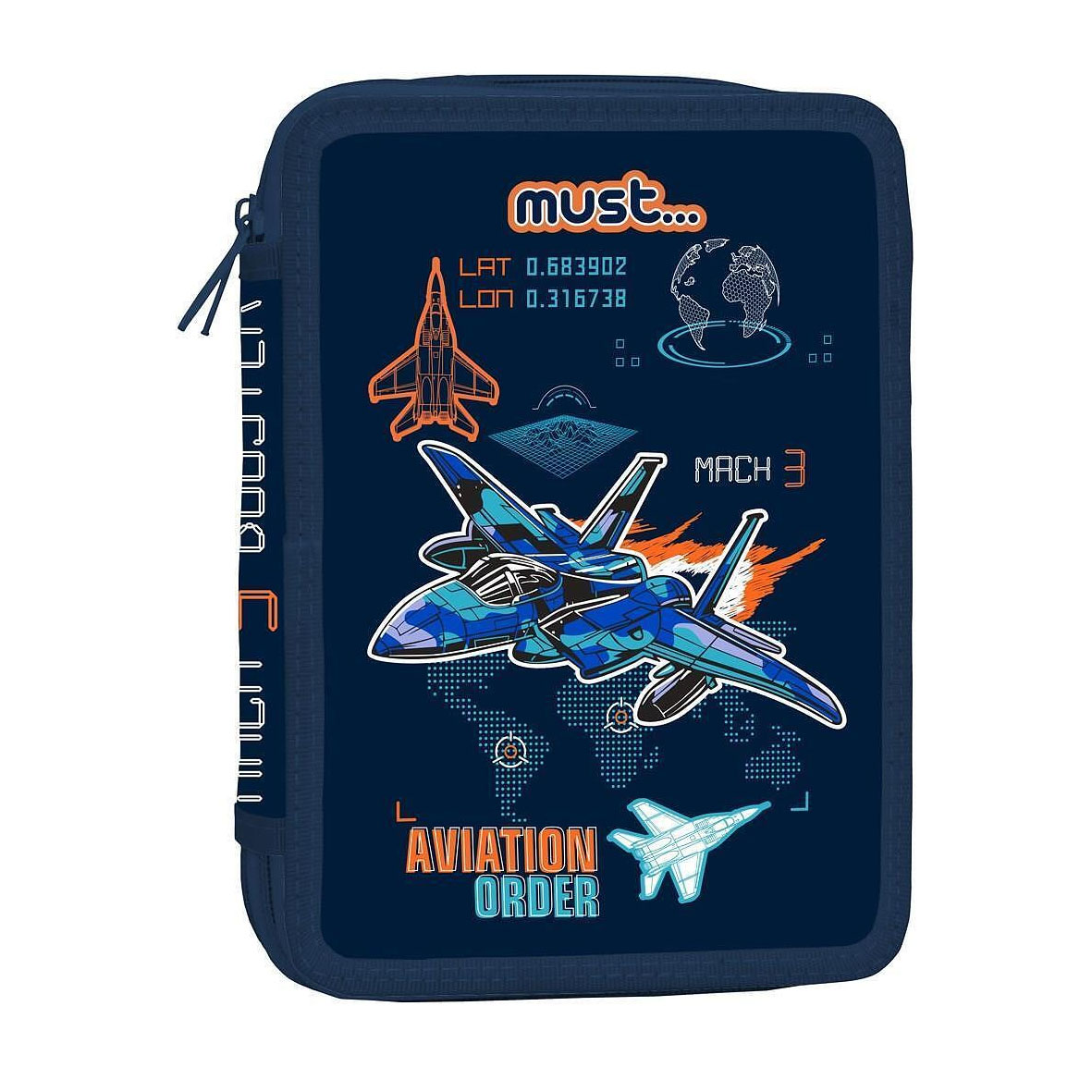 Пълен несесер MUST AVIATION ORDER, 2ципа 585616