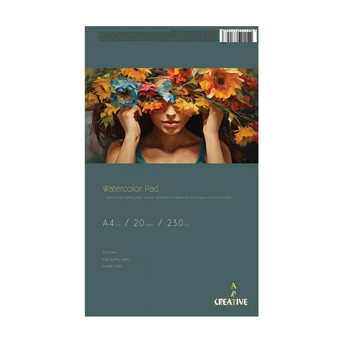 Скицник Creative A4, 230гр., 20л., 75322
