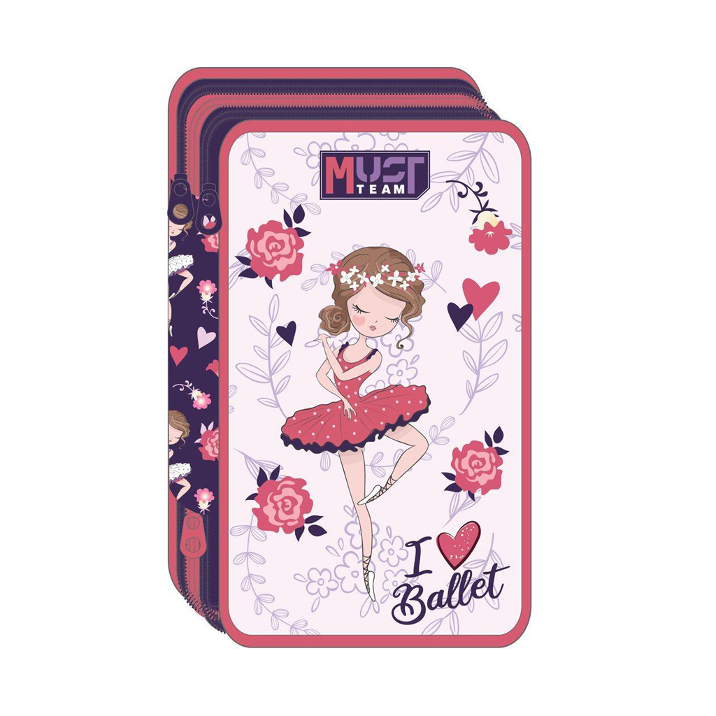 Пълен несесер MUST I love Ballet, 2ципа 586318