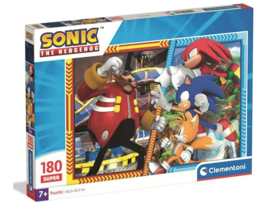 Пъзел 180ч., Clementoni Sonic