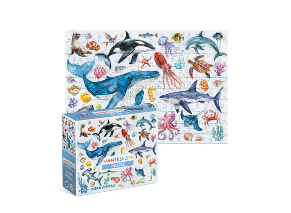 Пъзел Dodo, 200ч. Montessori, 300630/300631/300628/300629