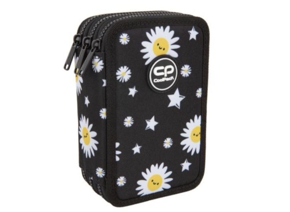 Пълен несесер COOLPACK DAISY BLACK 067817, 3ципа
