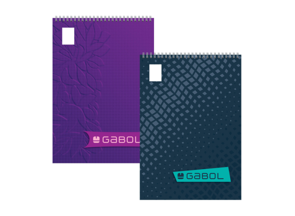 Блокнот GABOL, г.ф., 40л., ред., сп., 30100