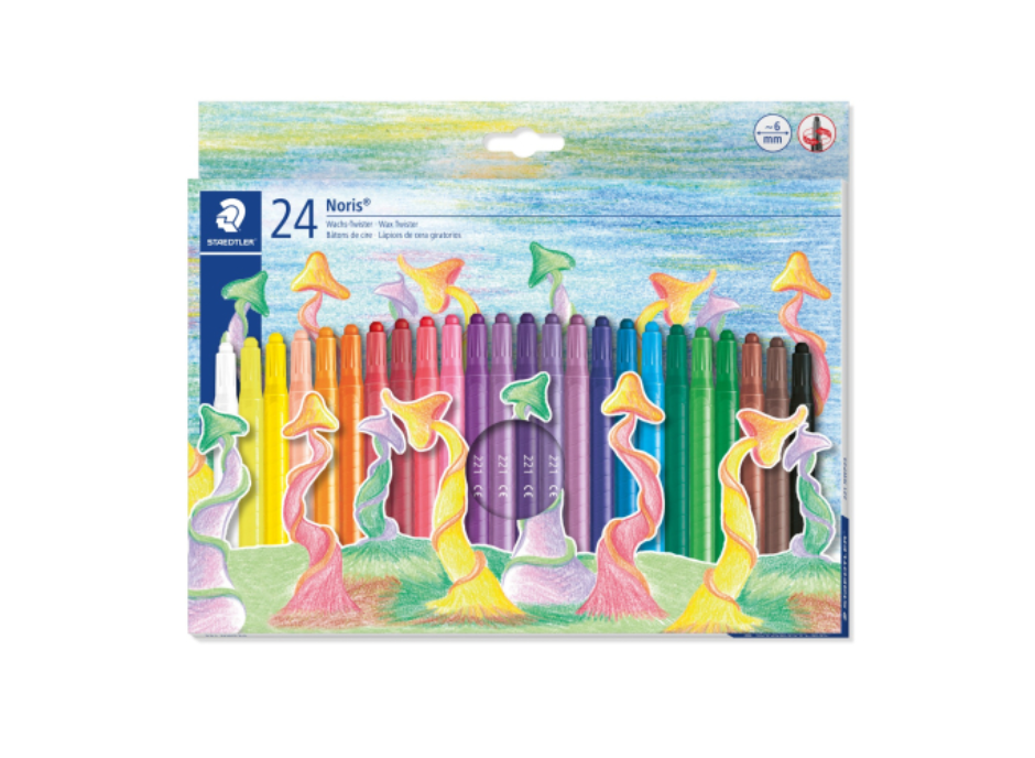 Пастели STAEDTLER Wax Twister, 24цв.
